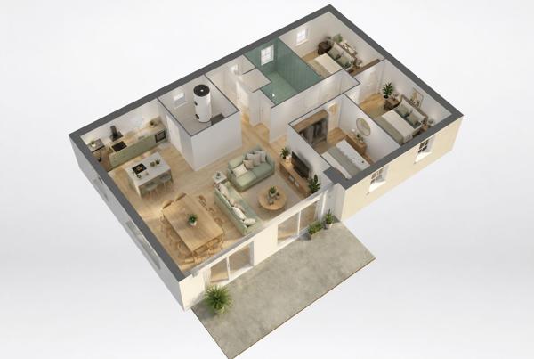 Terrain + Maison à vendre 6 pièces - 100 m²