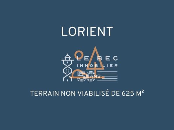EXCLUSIVITÉ LORIENT : Terrain de 625 m² à Kerentrech