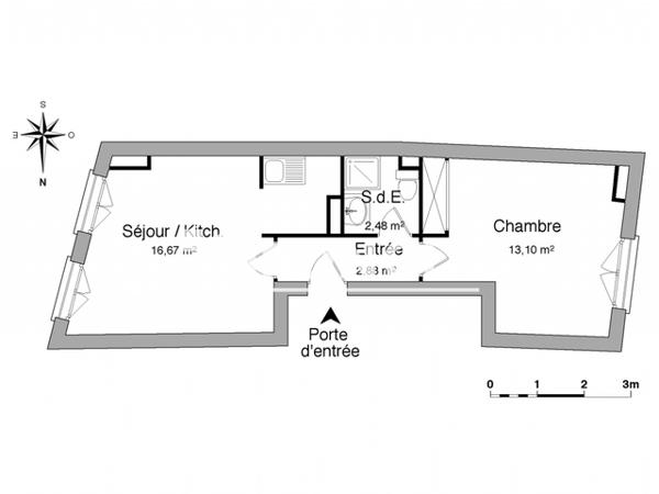Location Appartement 2 pièces 35.13 m² - 55 AVENUE HELENE BOUCHER Istres 13800