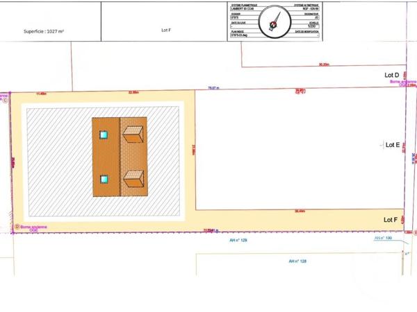 Terrain à vendre  1027 m2 NOGENT LE ROI - 28