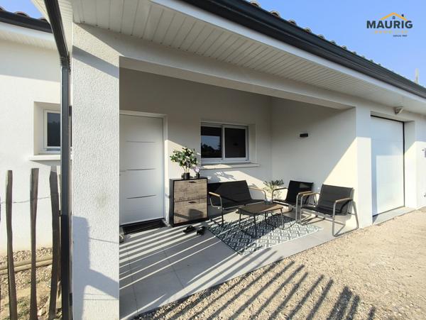 Maison neuve en location avec terrasse à Gontaud-De-Nogaret