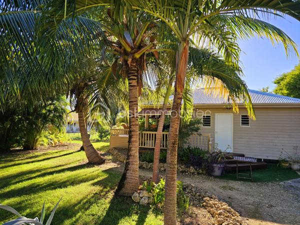 *** NOUVEAUTE BSK IMMOBILIER ***

Bungalow  entièrement meublé et équipé  avec fort potentiel – Terrain de 575 m² arboré et plat – à Saint-François proche mer.

Situé à Saint-François, station balnéaire prisée pour sa qualité de vie et son attractivité, ce charmant bungalow bénéficie d’un emplacement idéal, à 5 minutes des plages, du golf, du centre-ville, de la marina et de toutes les commodités.

Implanté sur un terrain plat de 575 m², ce bien offre 45 m² habitables comprenant :
une pièce de vie lumineuse avec salon et cuisine ouverte,
une chambre climatisée avec sa douche à l'italienne,
un WC indépendant.
un canapé convertible qui offre deux couchages supplémentaires.
une terrasse couverte de 15 m², parfaite pour les repas en extérieur.

À l’extérieur, un espace cosy agrémenté d’un bac à punch de 2x2m au sel invite à la détente et au farniente.
Le bien est prêt à l’emploi, idéal pour une résidence principale, un pied-à-terre ou un investissement locatif.

Le terrain, situé en zone U4 du PLU, permet d’envisager d’autres constructions, offrant ainsi un fort potentiel de rentabilité.

Atouts supplémentaires :
Climatisation et brasseur d'air,
Volets roulants et stores électriques.
Container 20 pieds aménagé en atelier ou espace de stockage
Cuve tampon d'eau potable 
Cuve de récupération d'eau de pluie
Assainissement individuel
4 places de stationnement
Environnement très calme et recherché

Un bien rare alliant emplacement, potentiel et qualité de vie, à découvrir sans tarder.

📞 Pour toute information ou visite, contactez moi dès maintenant !