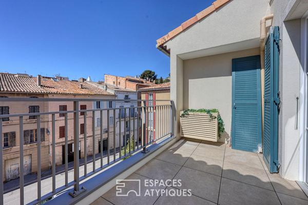 Appartement avec terrasse en centre ville