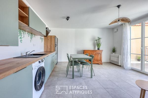 Appartement avec terrasse en centre ville