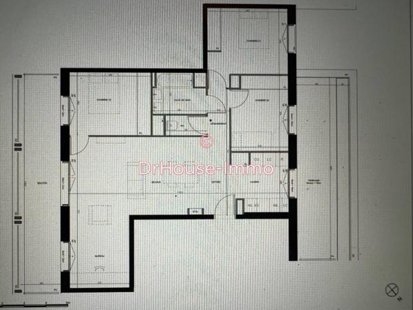 Appartement à vendre 4 pièces de 84 m²