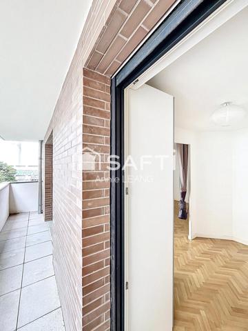 Exclusivité – Bel espace de vie avec balcon et parking – Montreuil, rue Marceau