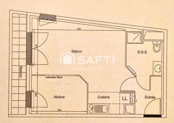 Exclusivité – Bel espace de vie avec balcon et parking – Montreuil, rue Marceau