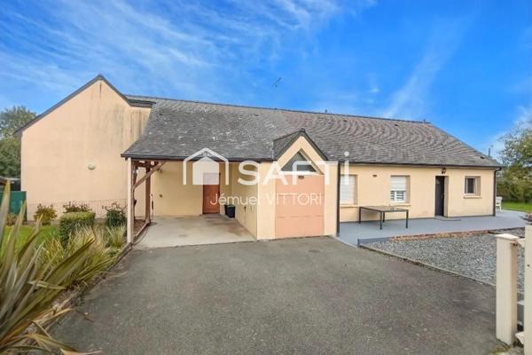 Plain-pied 180 m² avec 1,5 ha – idéal chevaux