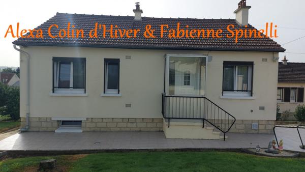 BUCY le LONG plain pieds, 3 chambres, sous-sol total sans travaux !