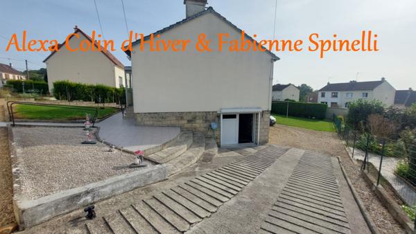 BUCY le LONG plain pieds, 3 chambres, sous-sol total sans travaux !