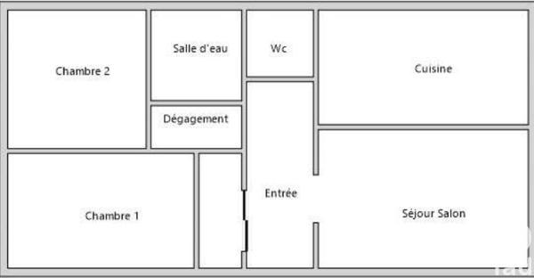 Appartement à vendre 3 pièces 66 m² Le Mans