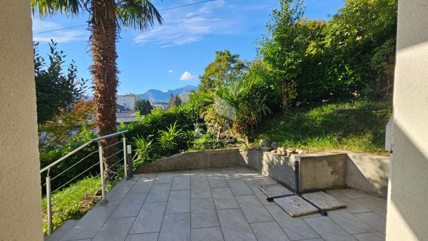 Maison d'artiste avec vue surplombant Lourdes et son château