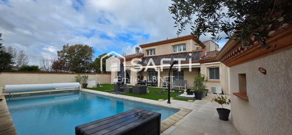 Maison 145 m² sur 1327 m² de jardin avec piscine