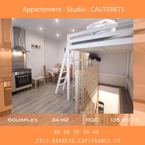 Appartement Studio 34m2 CAUTERETS