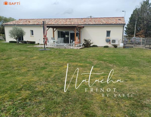 FRONTON Maison de plain-pied récente  110 m² 3 chambres + bureau – Grand garage – Terrain 1000 m²