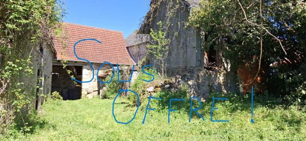 Maison à rénover et agrandir 2 pièces PEYRIGNAC (24)