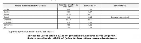 Appartement à vendre 3 pièces 62 m² Vitry-sur-Seine