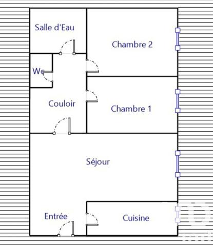 Appartement à vendre 3 pièces 62 m² Vitry-sur-Seine