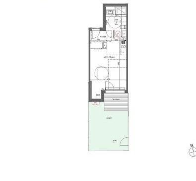 Appartement 1 pièce - 32 m²