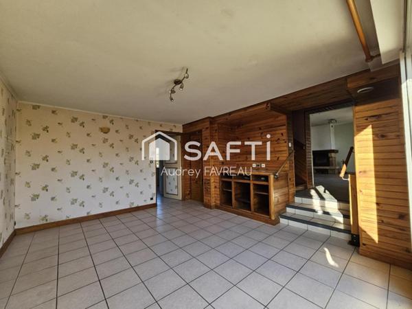 Maison de 5 pièces, 107m2, 550m2 de terrain clos