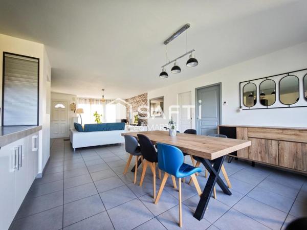 Pavillon 129m2 - 4 chambres - Jardin et garage