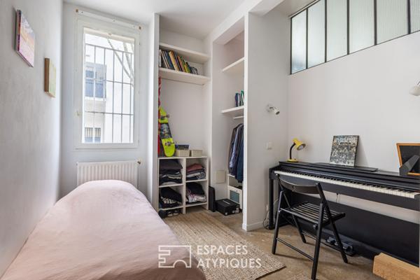 Loft avec jardin partagé