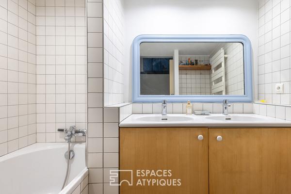 Loft avec jardin partagé