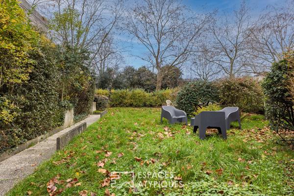 Loft avec jardin partagé