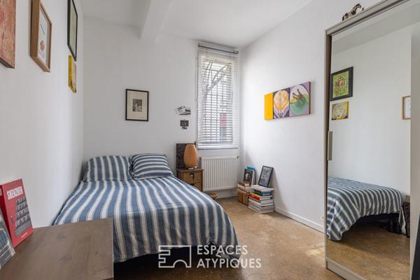 Loft avec jardin partagé