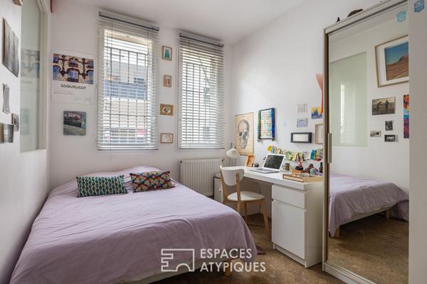 Loft avec jardin partagé