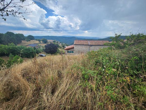 Maison dominante à 500m - vue panoramique sur la montagne - 3 logements - source - terrain - parking Ailhon (07200)