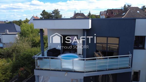 Avec superbe vue dégagée et entrée indépendante