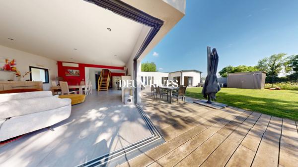 Maison d'architecte Deux habitations indépendantes (300m2) - piscine intérieure - DPE B