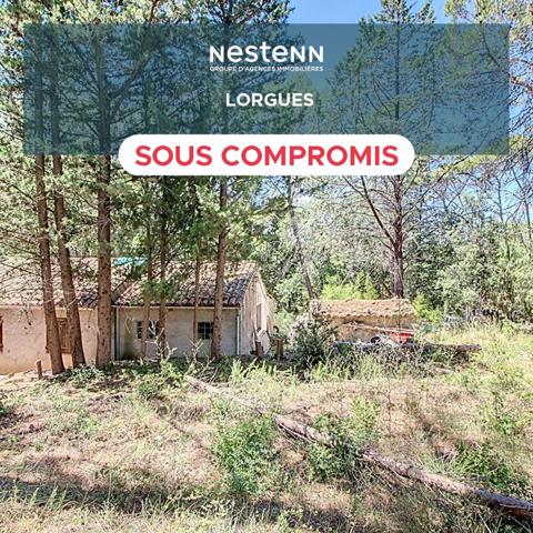 À VENDRE EN EXCLUSIVITE ! MAISON À RÉNOVER ! LORGUES ! ENVIRON 70m² SUR 11 000 m² DE TERRAIN