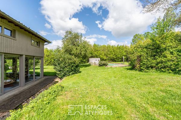 Propriété de caractère avec son parc arboré, piscine et gîte indépendant à Messimy-sur-Saône