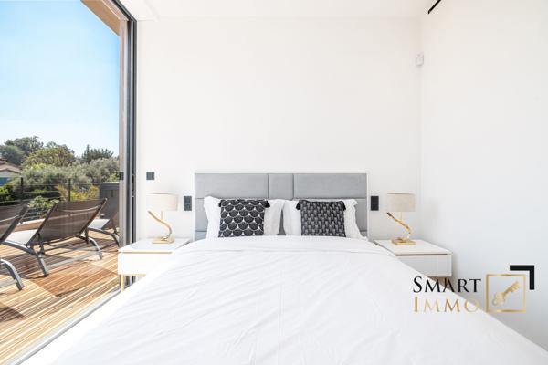 Mougins – Villa contemporaine d’exception : piscine, sauna, hammam