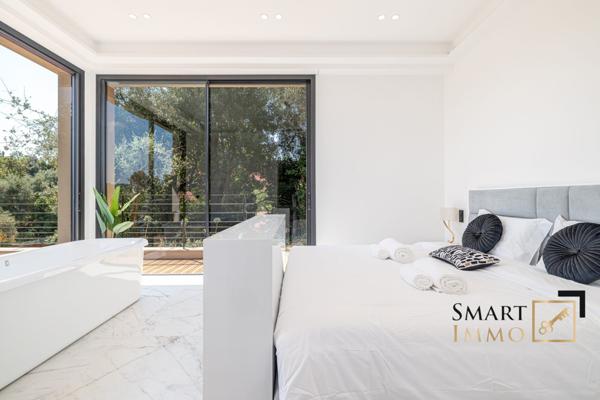 Mougins – Villa contemporaine d’exception : piscine, sauna, hammam