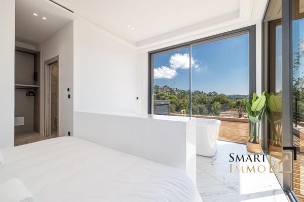 Mougins – Villa contemporaine d’exception : piscine, sauna, hammam