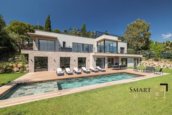 Mougins – Villa contemporaine d’exception : piscine, sauna, hammam