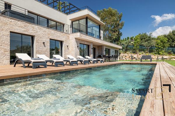 Mougins – Villa contemporaine d’exception : piscine, sauna, hammam