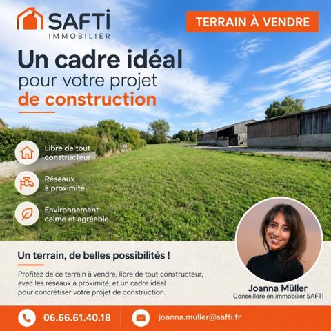 Terrain à bâtir de 57,52 ares – Dannemarie