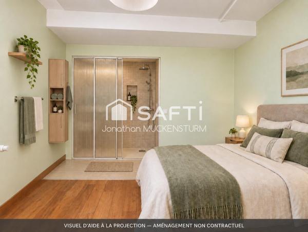 Bischheim – T4 en duplex avec rooftop et vues panoramiques