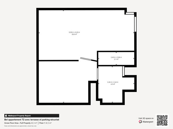 NARBONNE (Réveillon) Bel appartement T2 avec terrasse et parking sécurisé