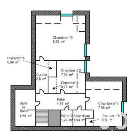 Appartement 4 pièces de 86 m² à Émerainville (77184)