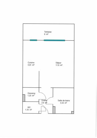 Appartement F1 à vendre  1 pièce - 26,04 m2 NICE - 06