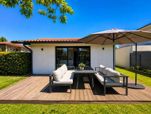 Maison Angresse centre, 90 m², 2 chambres, plain-pied