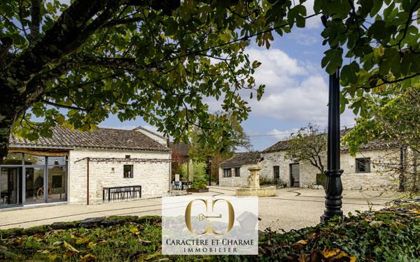 Cahors (46000) Proche Cahors: Superbe propriété restaurée avec gîtes