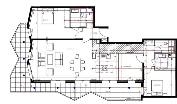 Grand T4 avc balcon garage et cave