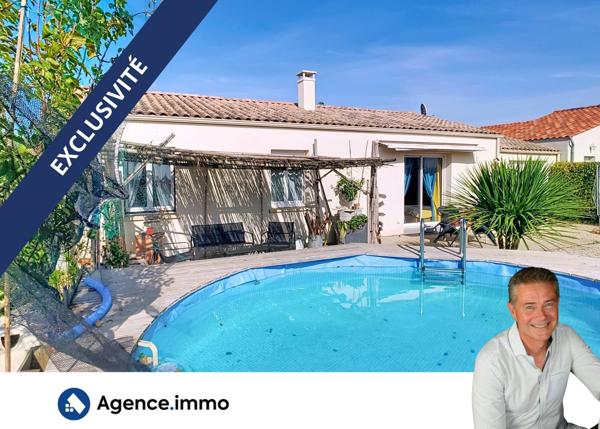 À vendre - Maison individuelle, 4 pièces située à Cravans (17260)