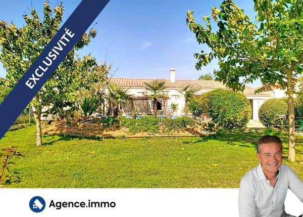 À vendre - Maison individuelle, 4 pièces située à Cravans (17260)